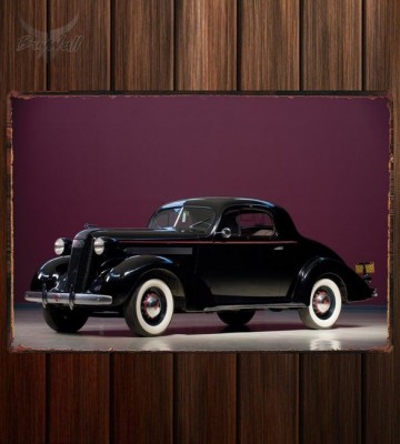 Металлическая табличка Pontiac Master Six Deluxe Coupe